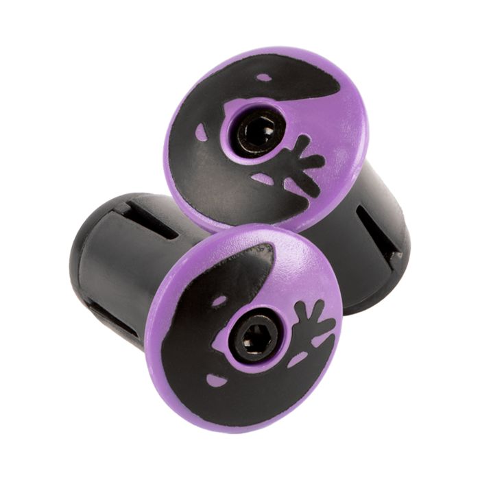 Lizard skins dsp bar tape plugs - violet lilla