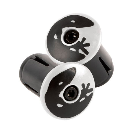 Lizard skins dsp bar tape plugs - diamant hvid