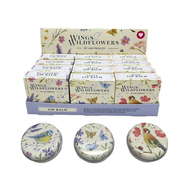 Jan Pashley Wings Wildflowers Lip Balm i dåse