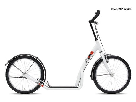 Bike2go 20 tommer scooter scooter hvid