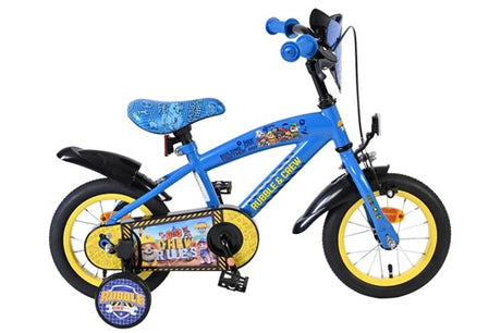 Volare paw patrulje - gummibesætning - børnecykel - drenge - 12 tommer - blå