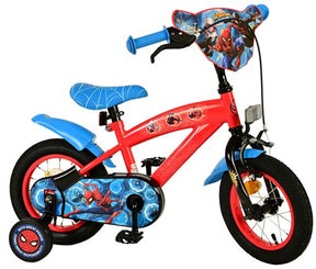 Spider -Man børnecykel - drenge - 12 tommer - blå rød