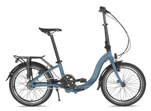 Ugo foldede cykel 20 u-go nu i7 med lavt indgangsniveau Nexus 7 Speed v Brake Prussian Blue