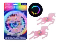 Unicorn LED talte belysning 2 stykker hest multifarve