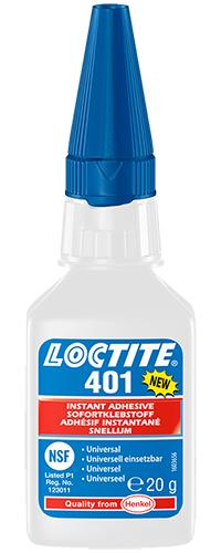 Loctite 401 superlim 20 gram - gennemsigtig