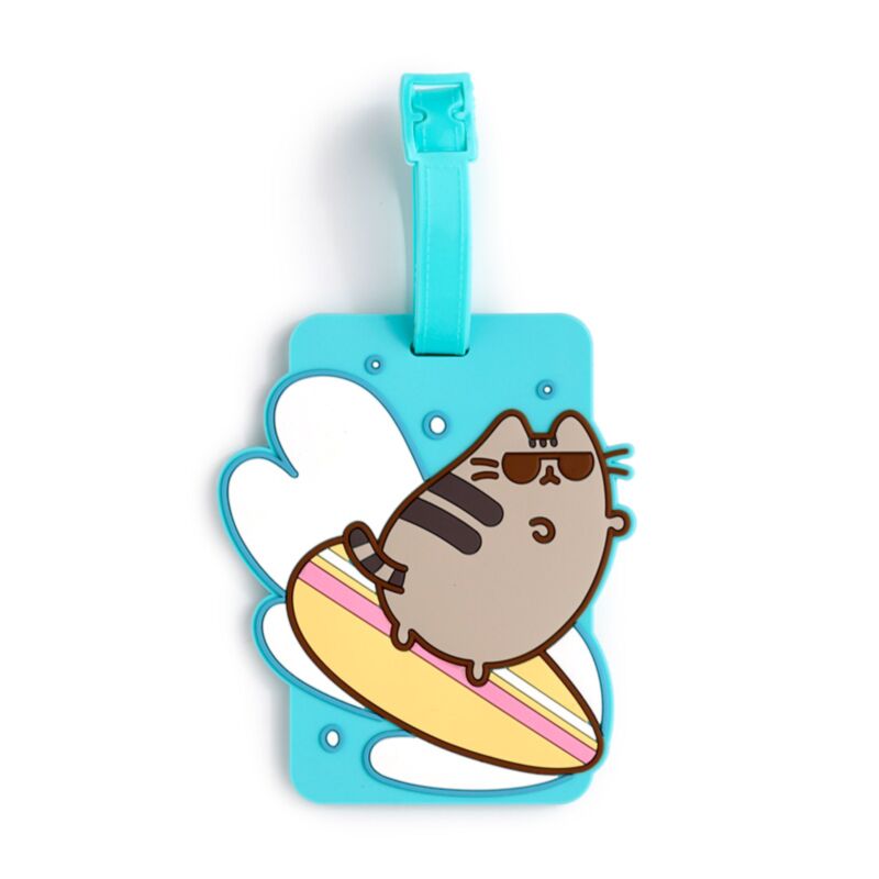 Pusheen the cat summer surfer pvc kuffertmærke