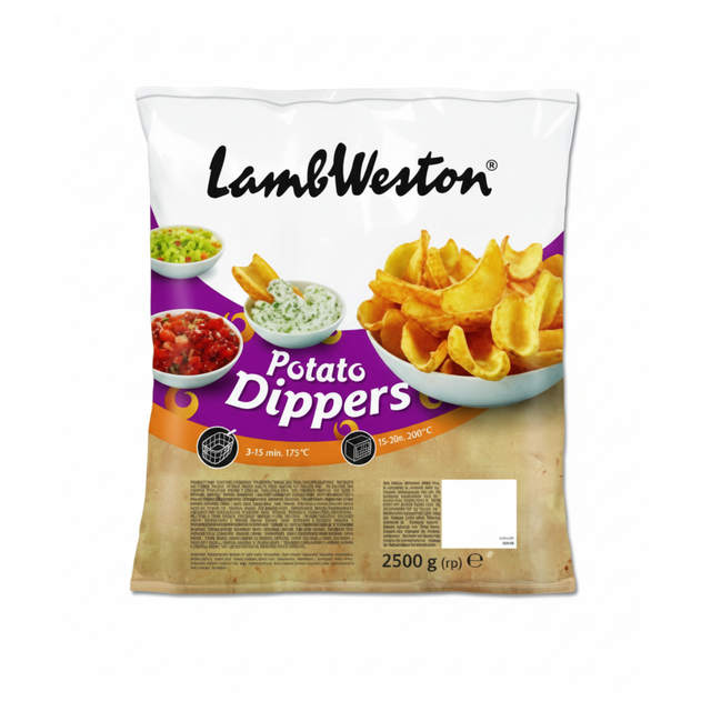 Lambweston kartoffel dippere (4x 2,5 kg) lws64