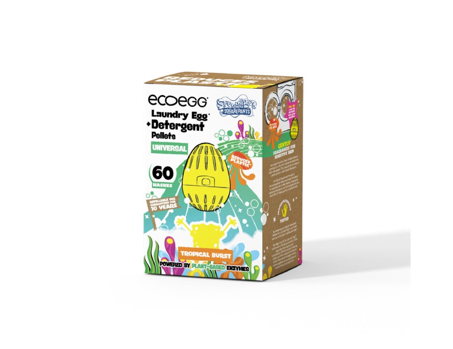 Ecoegg Washball - SpongeBob - Tropical Burst - Universal - 60 Washes