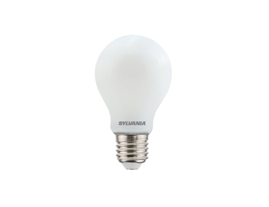 Sylvania LED lampe - E27 - 806 lm - kugle - mat - dæmpbar