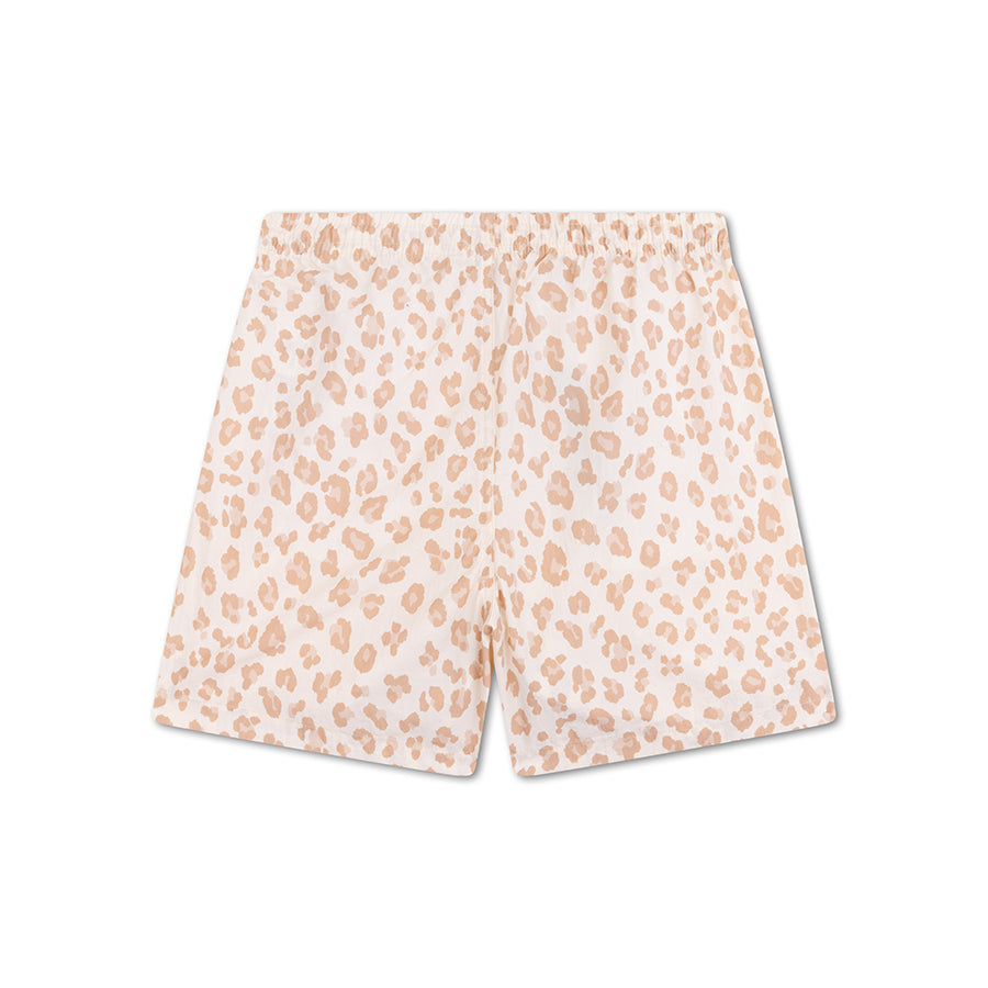 Leopard | beige UV badeshorts til piger
