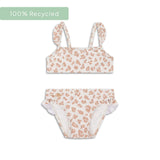 Leopard | beige UV-bikini til piger