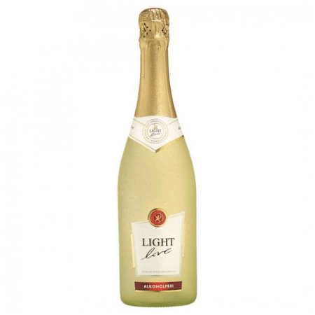 Lys levende mousserende hvid brut alkoholfri (0,75 liter)