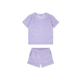 Leopard | lilla pigesæt strand - muslin