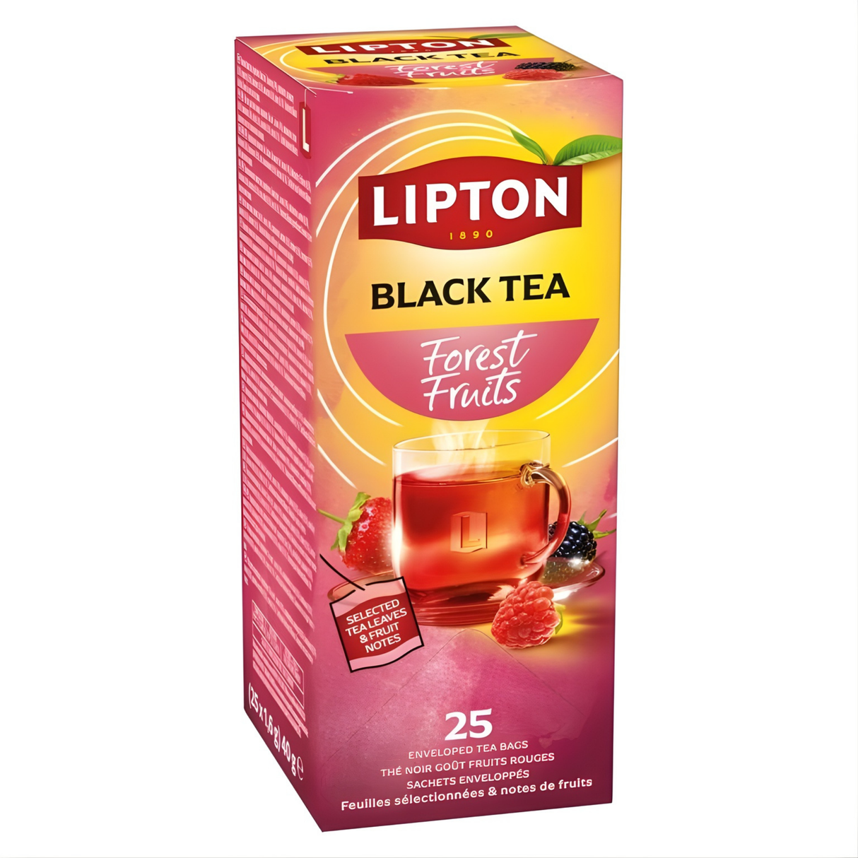 Lipton feel good udvalg af skovfrugter (6x25 stykker)