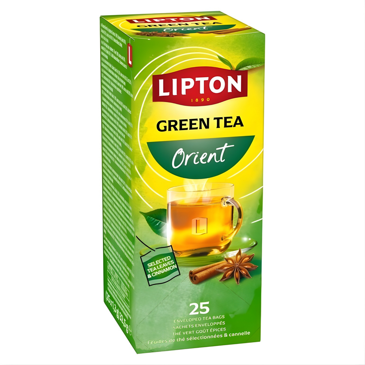Lipton feel good udvalg grøn te orient (6x25 stykker)