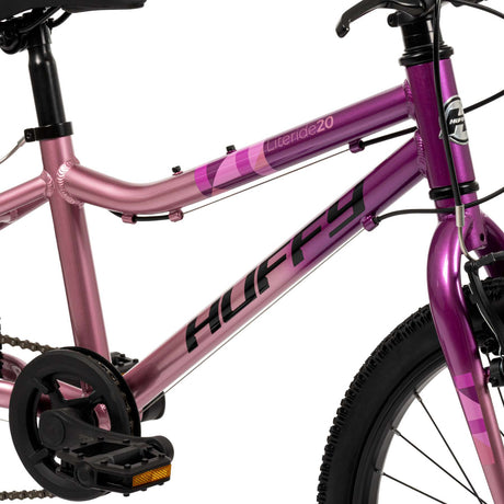 Huffy literide kinderfiets - meisjes - 20 inch - paars roze - twee handremmen