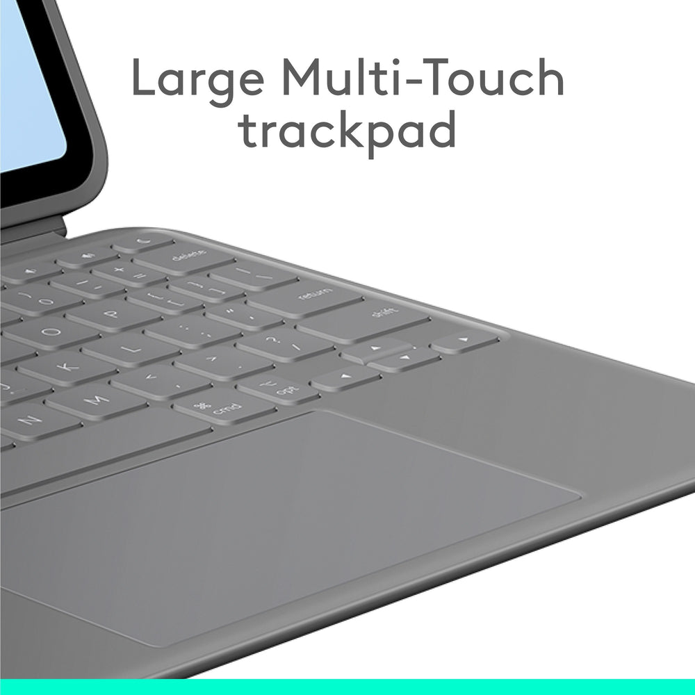 Logitech combo touch iPad air 11 (m2), iPad air (4. og 5.).