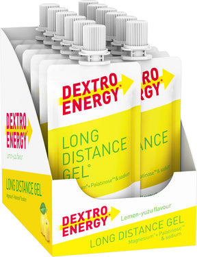 Dextro energy langdistance gel 12x50ml | citron yuzu