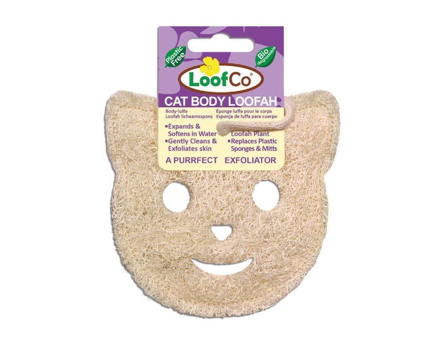 Loofco bruser og badesvamp loofah - kat
