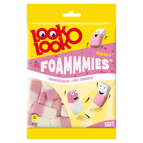 Look o look look-o-look foammmies hindbær (12x180gr)
