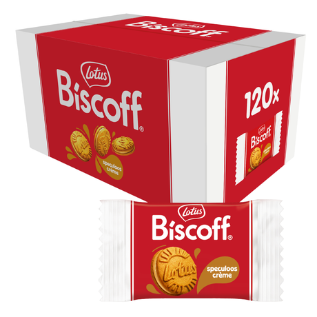 Lotus biscoff creme pakket pr stk (120 stk)