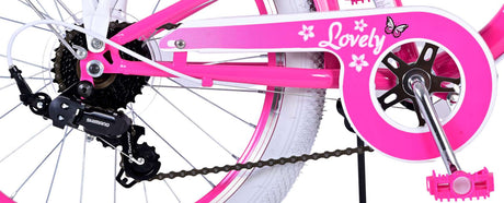 Volare Dejlig børnecykel - piger - 20 tommer - Pink - 7 gear
