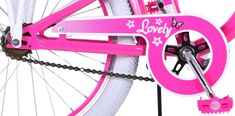 Volare Dejlig børnecykel - Pige - 20 tommer - Pink - To håndbremser