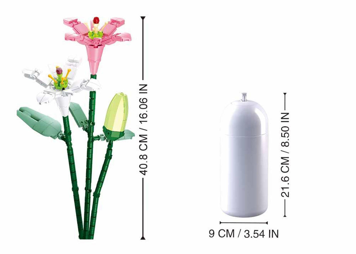 Sluban blomster lilje 247 stk