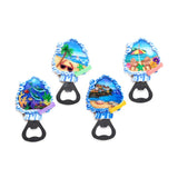 Strand souvenir magnet flaskeåbner strand kaj