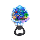 Strand souvenir magnet flaskeåbner strand kaj