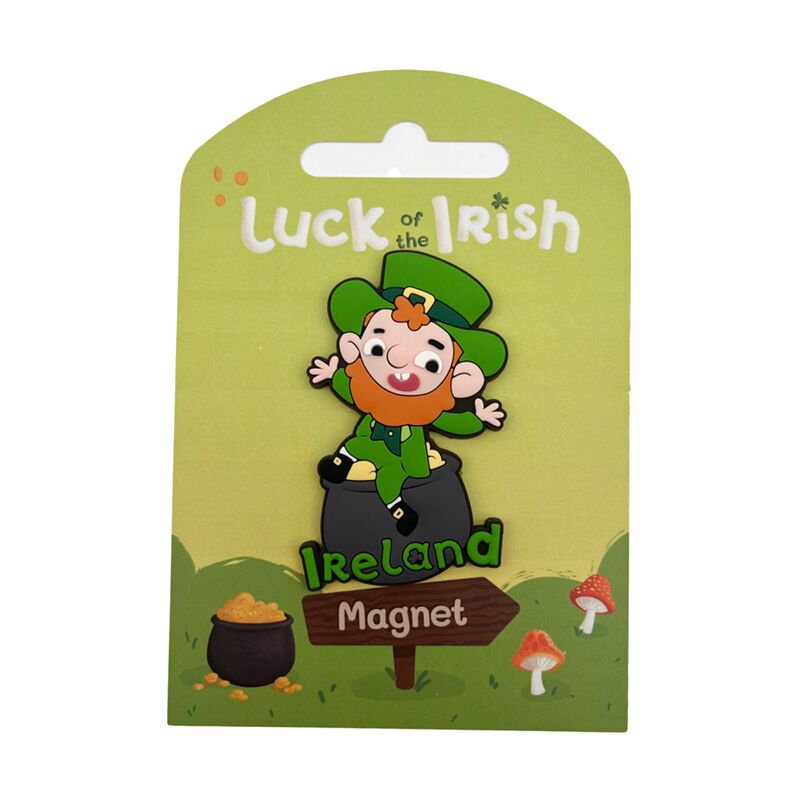 Irsk held leprechaun irland pvc magnet