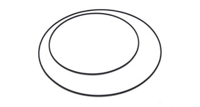 Metal ring 50cm black per stuk