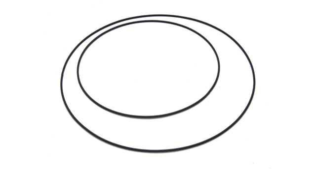 Metal ring 50cm black per stuk