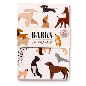 Barks hund genbrugt a5 foret notesbog