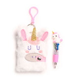 Unicorn magic mini notesbog a7 4-farve pen