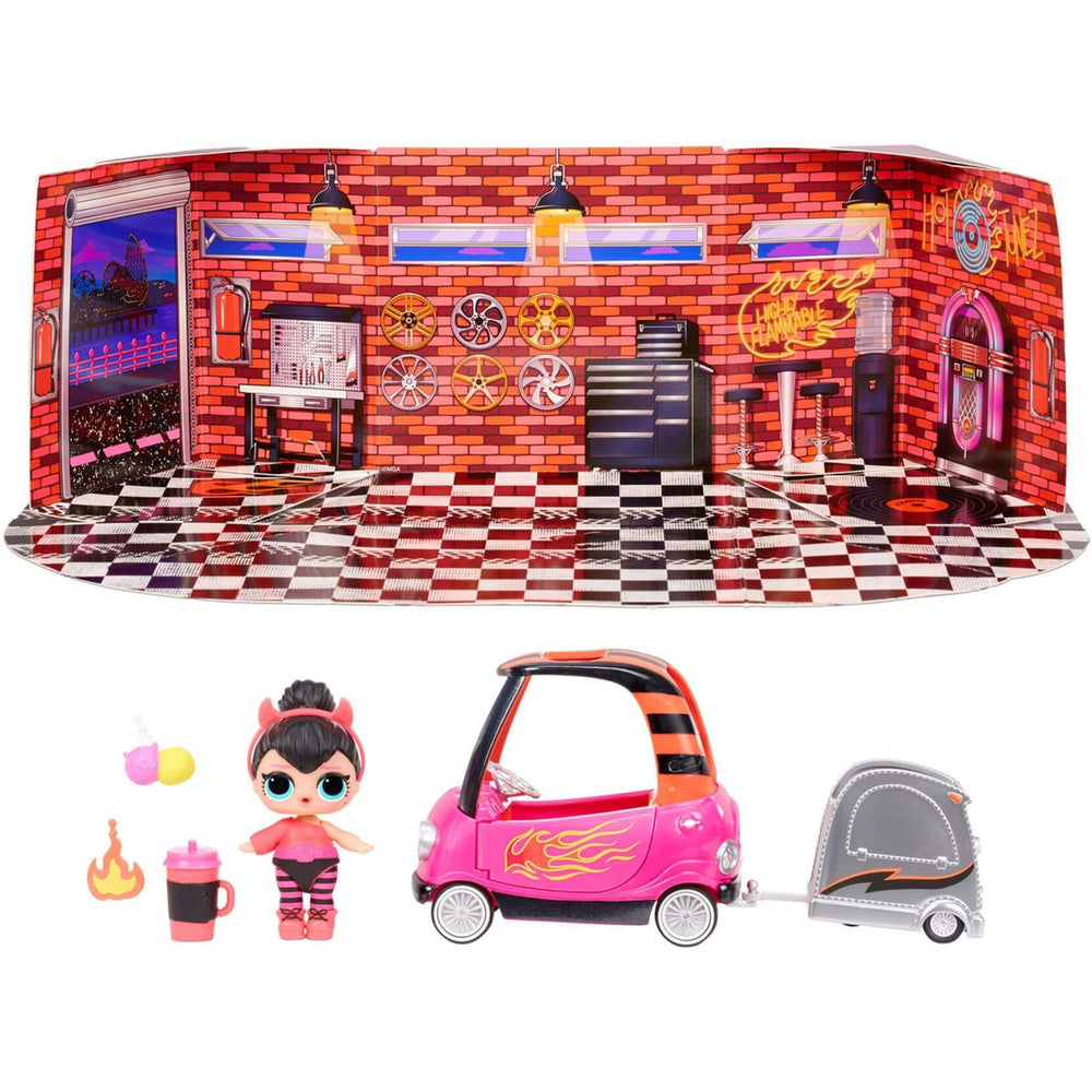 MGA Entertainment Surprise! Møbler med dukke BB Auto Sho