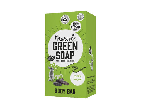 Marcels grøn sæbe body bar tonka muguet 150g