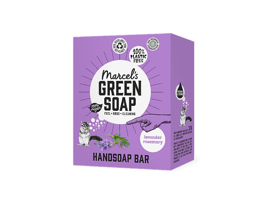 Marcel's Green Soap Hand Soap Block Lavendel Rosemary - 90gr