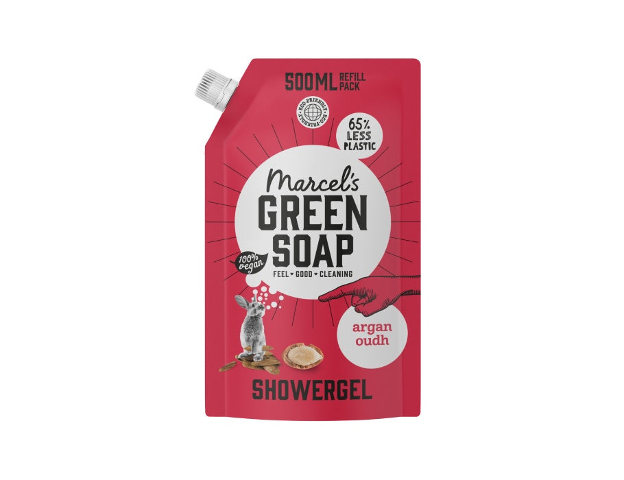 Marcel's Green Soap Shower Gel - Argan Oudh - Refill - 500 ml