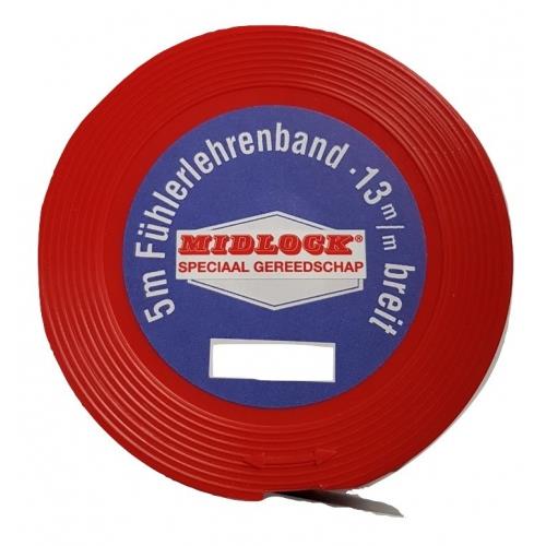 Midlock føletape 0,20 mm på rulle (5m)