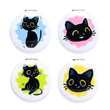 Lucky the black cat kompakt make-up spejl