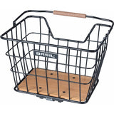 Basil cykelkurv nordland mik 23 liter 23 x 33 x 19 cm for og/eller bag sort brun