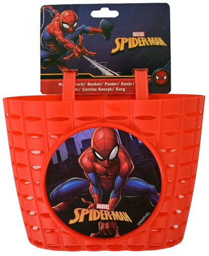 Volare spider-man plastikkurv - drenge - rød