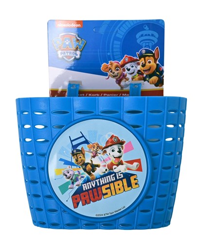 Volare paw patrol plastic kurv - drenge - blå
