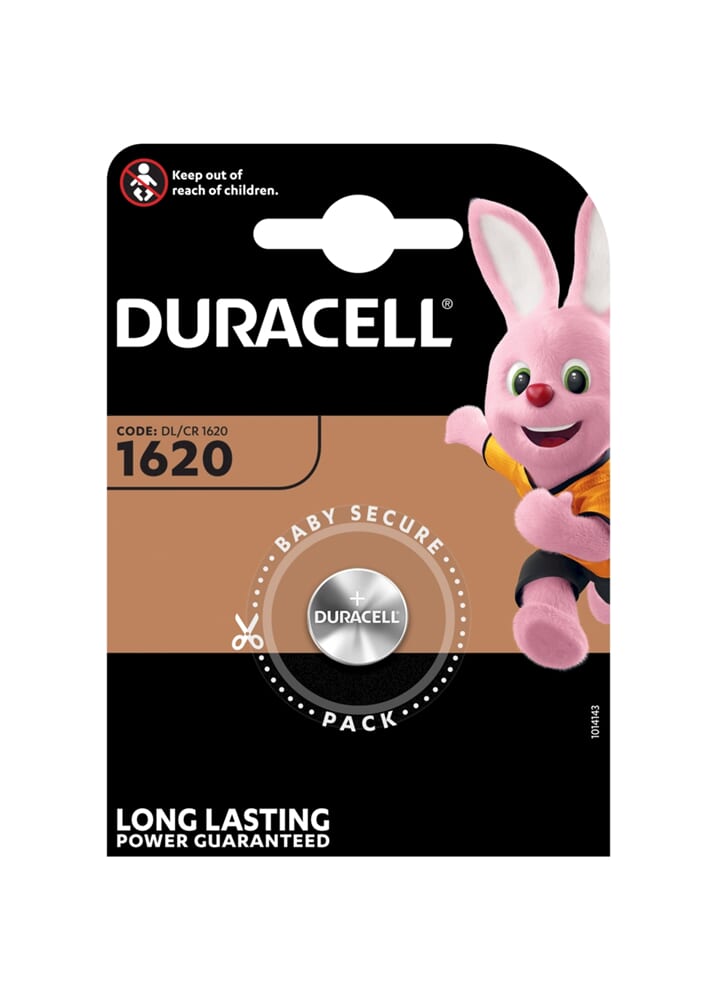 Duracell batteri dl1620 cr1620 3v lithium