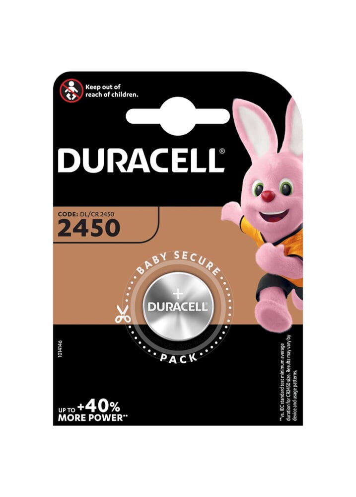 Batterisalg europa b.v. batteri duracell cr2450 3v