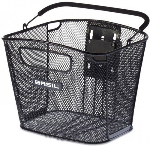 Basilikum fed front kf - cykelkurv - først - sort