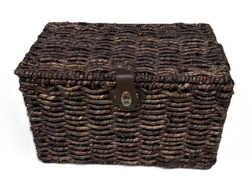 Bagerkurv brun medium 40x26x25 med låg