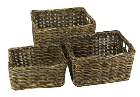 Dren v-alde kurv 45x35x25 brun