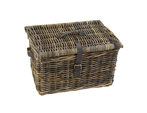 Dr flet v-ager kurv l brun med låg 43x33x23